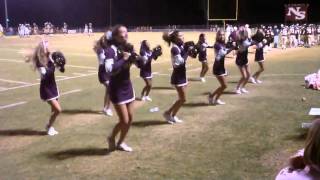 10222010 Ninety Six High School Varsity Football Cheerleaders 6 [upl. by Tecla113]