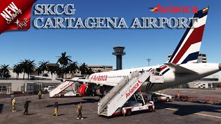 🟨LIVE🟦🔴MSFS🔴A320FENIX🔴MROC San José⚡️SKCG Cartagena❤️ FLY2HIGH NEW SCENERY [upl. by Ricca45]