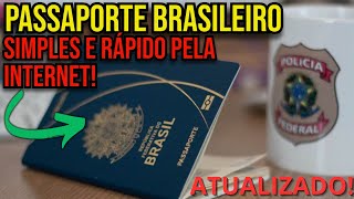 COMO TIRAR PASSAPORTE ONLINE PASSO A PASSO  2024 [upl. by Hafeetal]