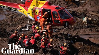 Aftermath of deadly dam collapse in Brazil [upl. by Analli]