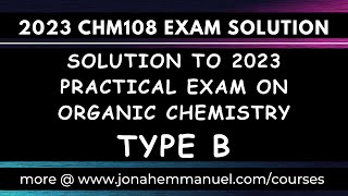 Organic Chemistry Practical Exam Questions and Answers 2 jonahemmanuel organicchemistry [upl. by Yliak]