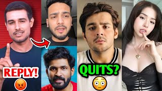 Dhruv Rathee ANGRY REPLY to Elvish Yadav amp Abhi and Niyu 😡 Ashish QUITS Thugesh Hardik Natasa [upl. by Limann57]