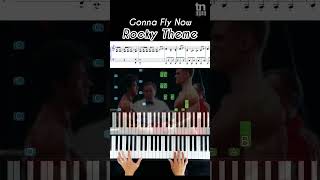 Rocky Theme Song Gonna Fly Now Piano Tutorial [upl. by Kaylee148]