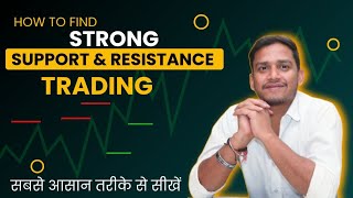 Strong Support amp Resistance Trading  Support amp Resistance Strategy  Price Action Trading [upl. by Abebi]