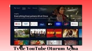 Tvde YouTube Oturum Açma  Youtube Tv Kodu İle Bağlan [upl. by Selym]