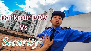 ESCAPING FROM ANGRY SECURITY IN ROOFTOP  Epic Action POV   B2F  May Quá Thoát Rồi [upl. by Danell536]