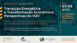 Transição Energética e Transformação Econômica Perspectivas do H2V [upl. by Cartwright995]