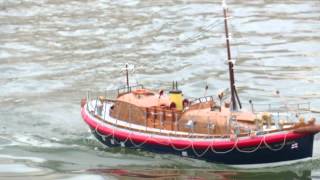 model lifeboats at New brighton RNLI fundraiser 19082012 [upl. by Airemat]