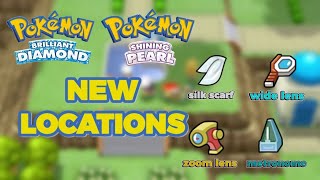 Where to Find Silk Scarf  Metronone Zoom Lens amp Wide Lens in Pokemon BDSP Nintendo YouTuber [upl. by Nazay]