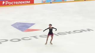 Alexandra Trusova  Channel One Cup FS Fancam [upl. by Nosrac714]