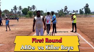 ABDe Selavadi vs killer Boys  Mhai Bharathi Magic Boys Cricket Clubin 10th year 30k tournament ipl [upl. by Macmullin]