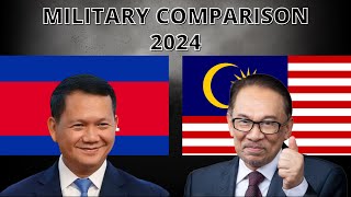 Cambodia vs Malaysia Military Comparison 2024 [upl. by Dunning113]