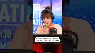 Quand Marina Giraudeau crée du vent en studio  ça décoiffe [upl. by Elsbeth351]