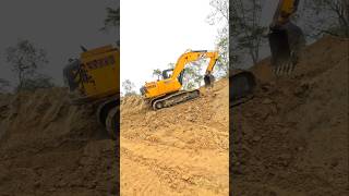 Jcb Excavator on Hills 😱🤣🔥 jcb excavator tractor [upl. by Shaer]