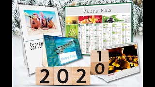 Calendar 2021  commandez votre calendrier 2021 [upl. by Lectra]