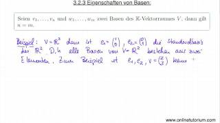 Eigenschaften von Basen  Mathematik Video Vorlesung [upl. by Harald194]