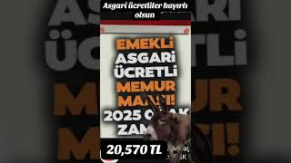 2025 Asgari ücret belli oluyor Şaşırtan Rakamlar Konuşuluyor asgariucret asgariücret ekonomi [upl. by Darbee]