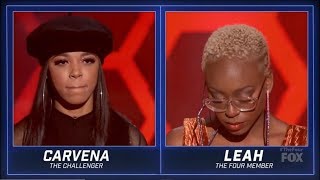 Carvena Jones vs Leah Jenea These Performances would certainly WOW you Season 2 Episode 7 The Four [upl. by Tove]