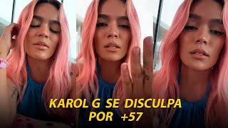 Karol G se disculpa por canción  57 [upl. by Biron]