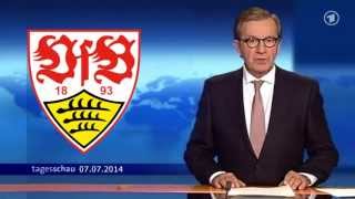 Pro altes VfB Wappen  in der tagesschau [upl. by Hintze]