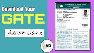 How to download Gate admit card 2024 in Telugu [upl. by Litman]