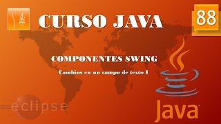 Curso Java Componentes Swing Eventos en cuadros de texto I Vídeo 88 [upl. by Nahsaj642]