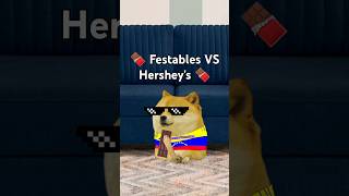 Feastables Vs Hersheys cheems doge chocolate batalla feastables hersheys mrbeast [upl. by Nolyar117]