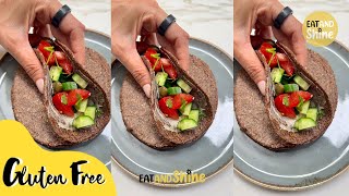 Flaxseed Wrap Recipe  Eat and Shine ☀️ [upl. by Reemas]