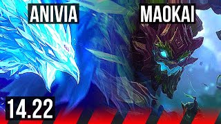 ANIVIA vs MAOKAI TOP  KR Master  1422 [upl. by Ellened]