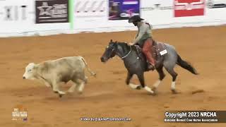 DEEPER SHADE OF BLU amp Orren Koontz 2023 NRCHA Worlds Greatest Horseman [upl. by Annaeel]