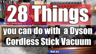 28 Things You Can Do with Dyson Cordless Vacuum Attachments [upl. by Nidraj]