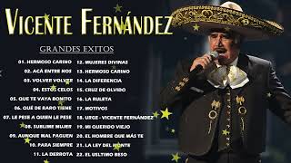 VICENTE FERNANDEZ  VICENTE FERNANDEZ SUS MEJORES EXITOS 30 GRANDES EXITOS [upl. by Kamillah]