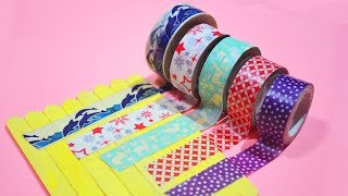 7 TOTALLY EASY WASHI TAPE CRAFTS YOU MIGHT WANT TO TRY  WASHI TAPE HACKS [upl. by Camilla]