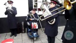 Salvation Army Band plays Carols in The Square on Christmas Eve 2011 [upl. by Fein]