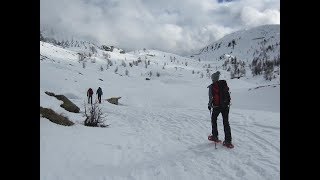 Le MERCANTOUR  Rando Raquettes à ISOLA 2000 [upl. by Alicsirp]