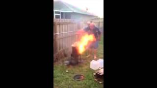 Deep Frying a Turkey Epic Fail [upl. by Edieh]