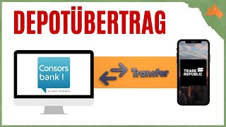 Depotübertrag  Consorsbank zu Trade Republik [upl. by Ezana730]