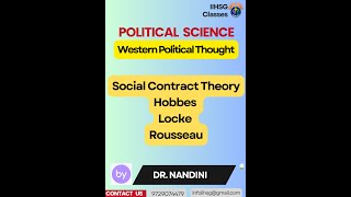 Social Contract Theory Hobbes amp Locke amp Rousseau [upl. by Ettesil]