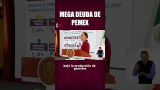 LA MEGA DEUDA DE PEMEX sheinbaum políticaméxico 4tatransformación méxico claudiasheinbaum [upl. by Male736]