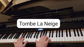 Salvatore AdamoTombe la neigePiano cover [upl. by Lewendal92]