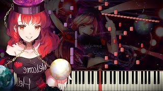 Synthesia Touhou 15  Pandemonic Planet  Piano Tutorial  Transcribed by EpreTroll [upl. by Saffier697]