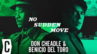 Don Cheadle and Benicio del Toro on No Sudden Move and Steven Soderbergh [upl. by Llorre]