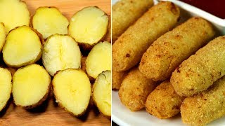 Crocchette di patate la ricetta più semplice e veloce  SaporitoTV [upl. by Atkins197]