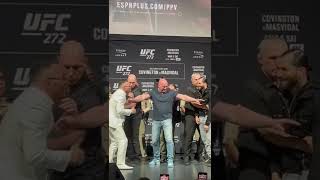 Colby Covington vs Jorge Masvidal Intense Face Off UFC 272 [upl. by Atrebla31]