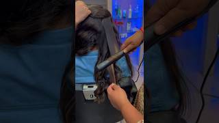 Straightener Curls Hair Tutorial macsalon01 youtubeshort shortsfeed shorts [upl. by Arras]