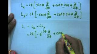 Mod08 Lec32 The Larmor Precession and NMR Spherical Harmonics using Operator Algebra [upl. by Erotavlas]