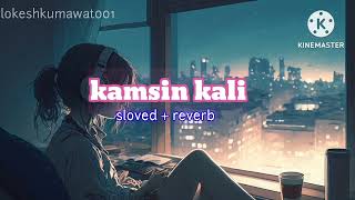 kamsin kali slowed and reverb song  kamsin kali song  lokeshkumawat001 [upl. by Leinoto]