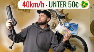 Das ULTIMATIVE TUNING SETUP für unter 50€ Piaggio Ciao Mofa [upl. by Hogg]