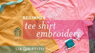 Quick and Easy DIY Embroidered Shirt Tutorial [upl. by Eenalem405]