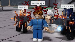 ROBLOX Me convertí en el MAS PRO Strongest Battlegrounds MOMENTOS DIVERTIDOS [upl. by Annoyt]